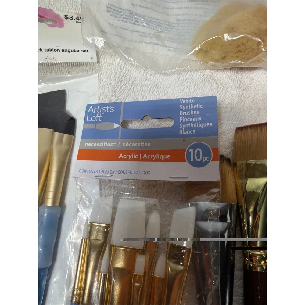 artist paint brushes lot